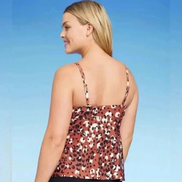 🆕Animal Print Tankini Top - Picture 3 of 14